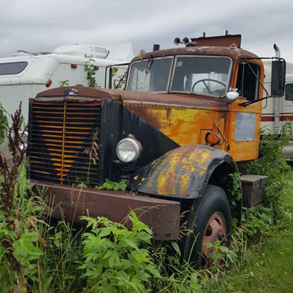 Old Semi Truck