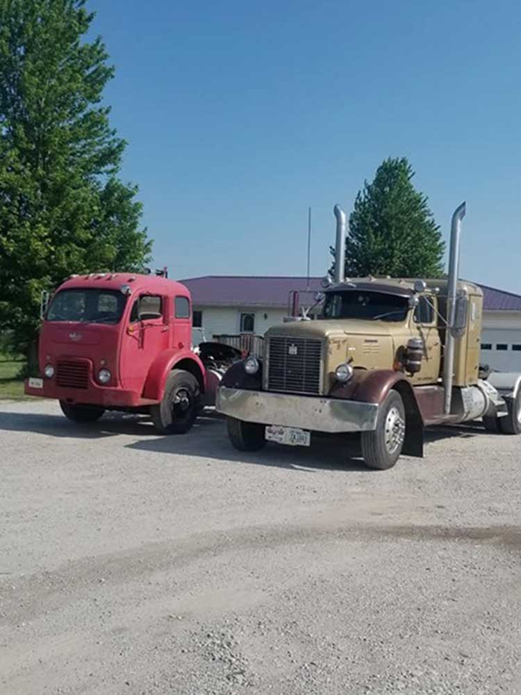 Trucks Outside